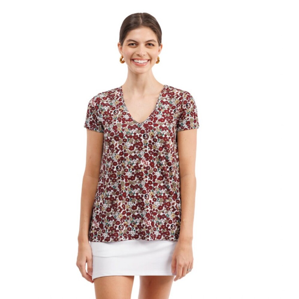 Smith & Quinn Florida State Seminoles Shirt Womens Medium Multi